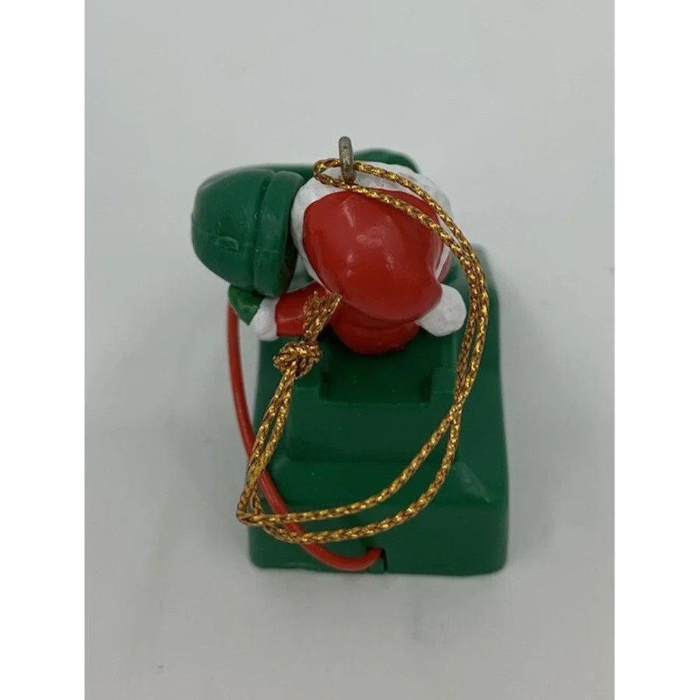 Vintage Avon Christmas Ornament Someone Special 1 800 Friend Elf Rotary Phone